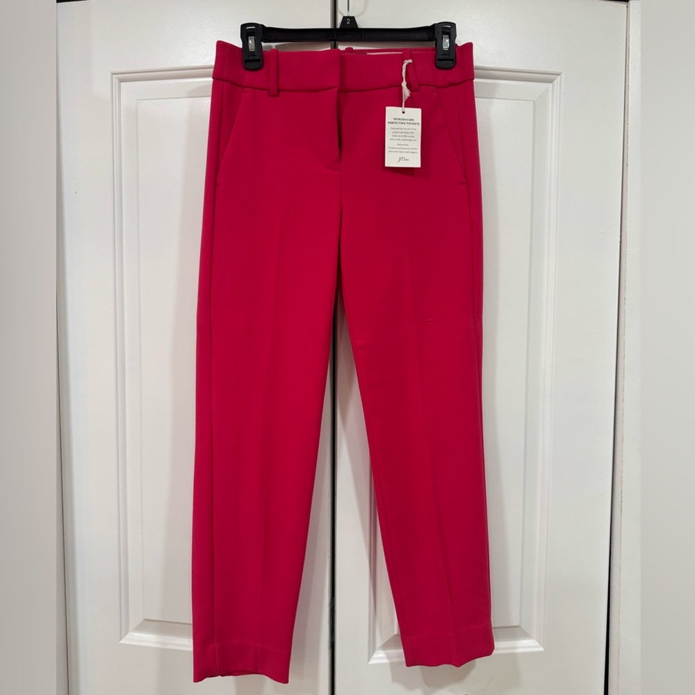 J. Crew Cameron Hot Pink Pants - Picture 2 of 3